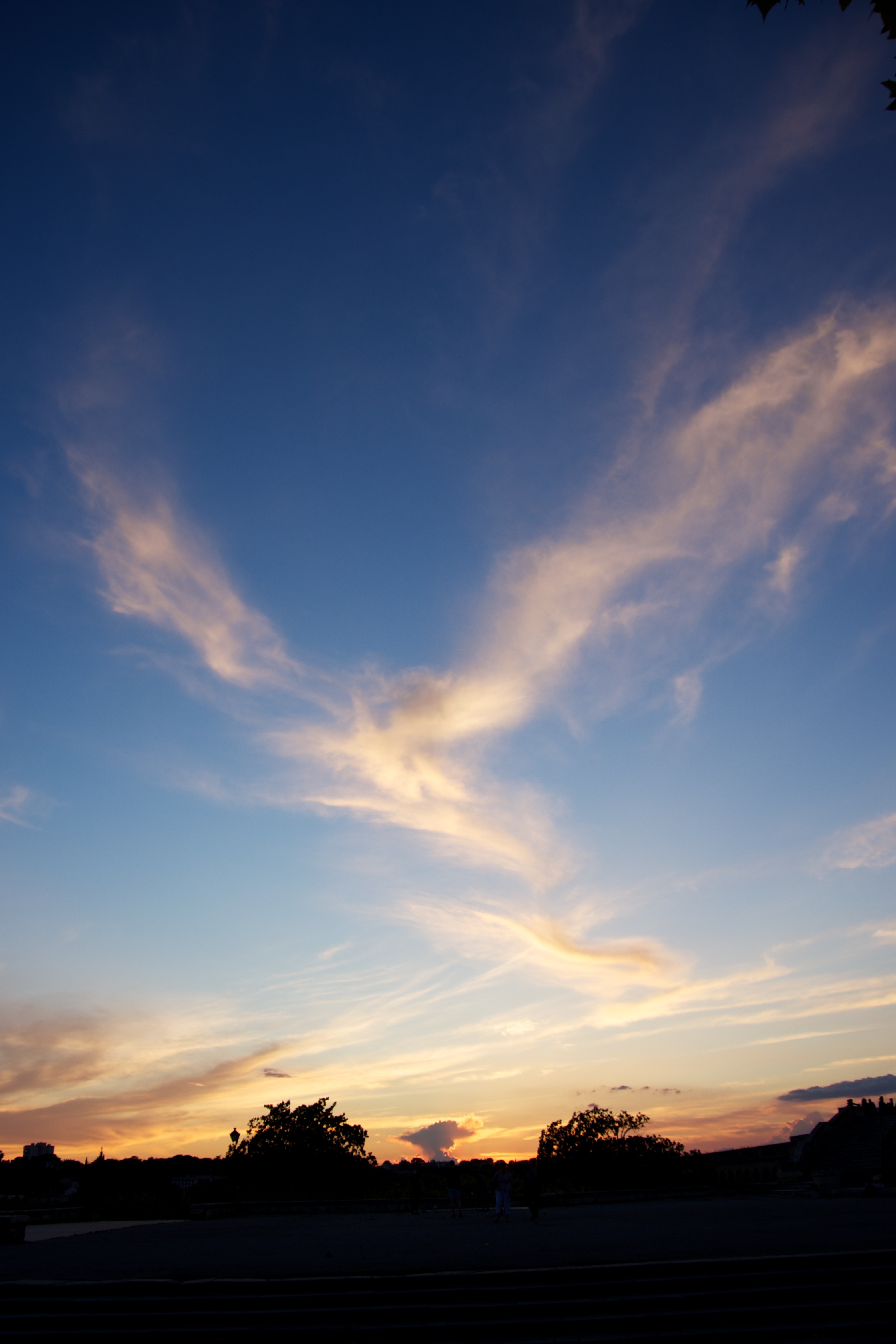 Couché de soleil au Peyrou