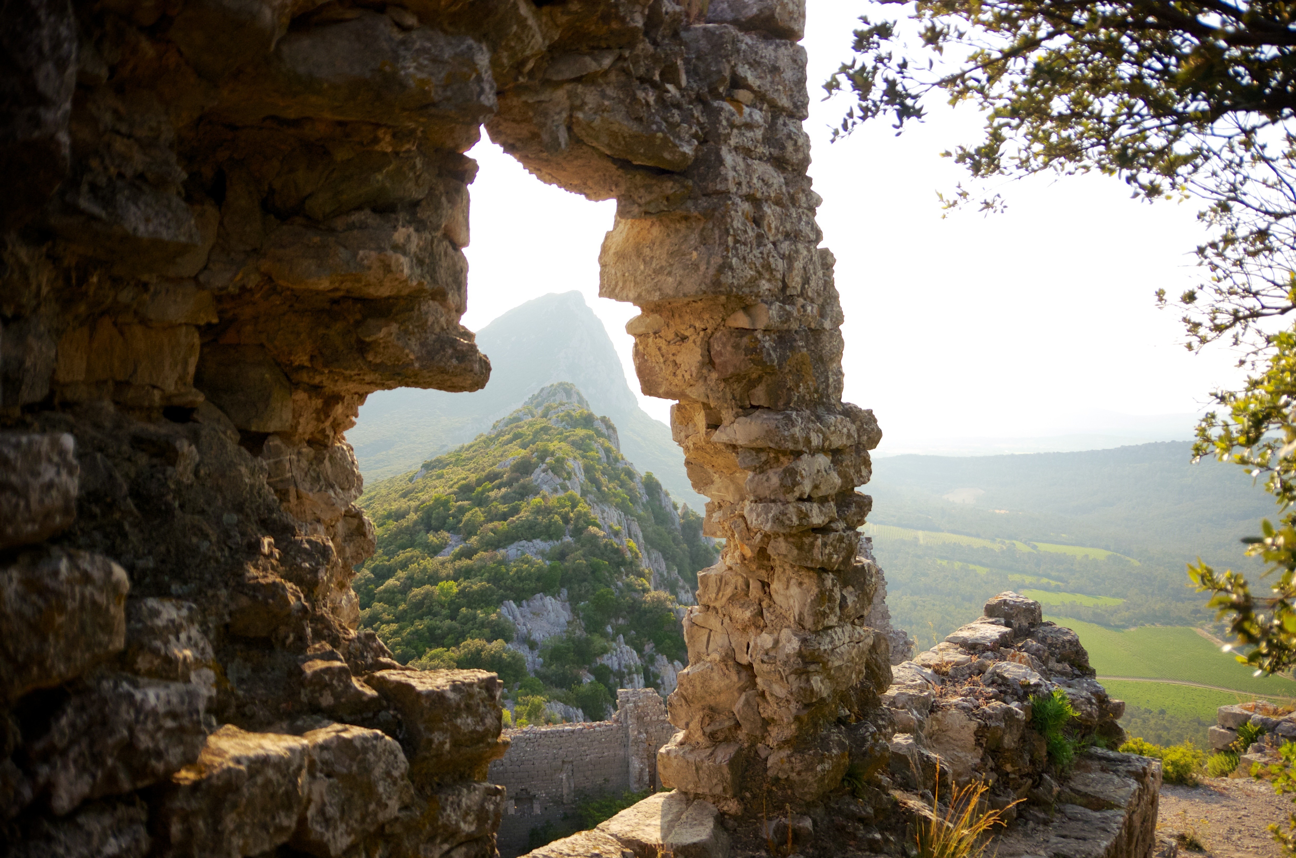 Couché de soleil sur le Pic St-Loup