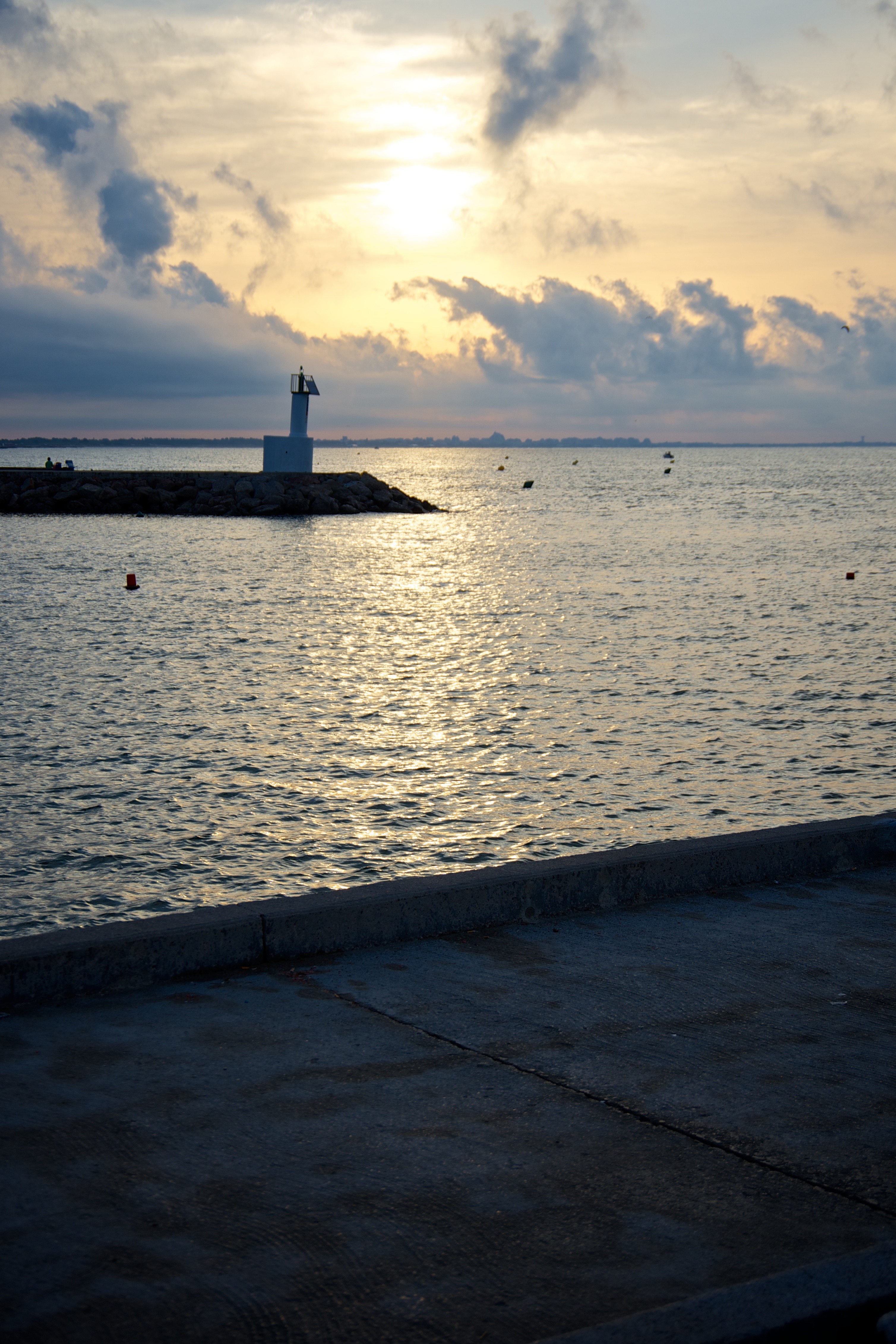 Lever de soleil à Carnon