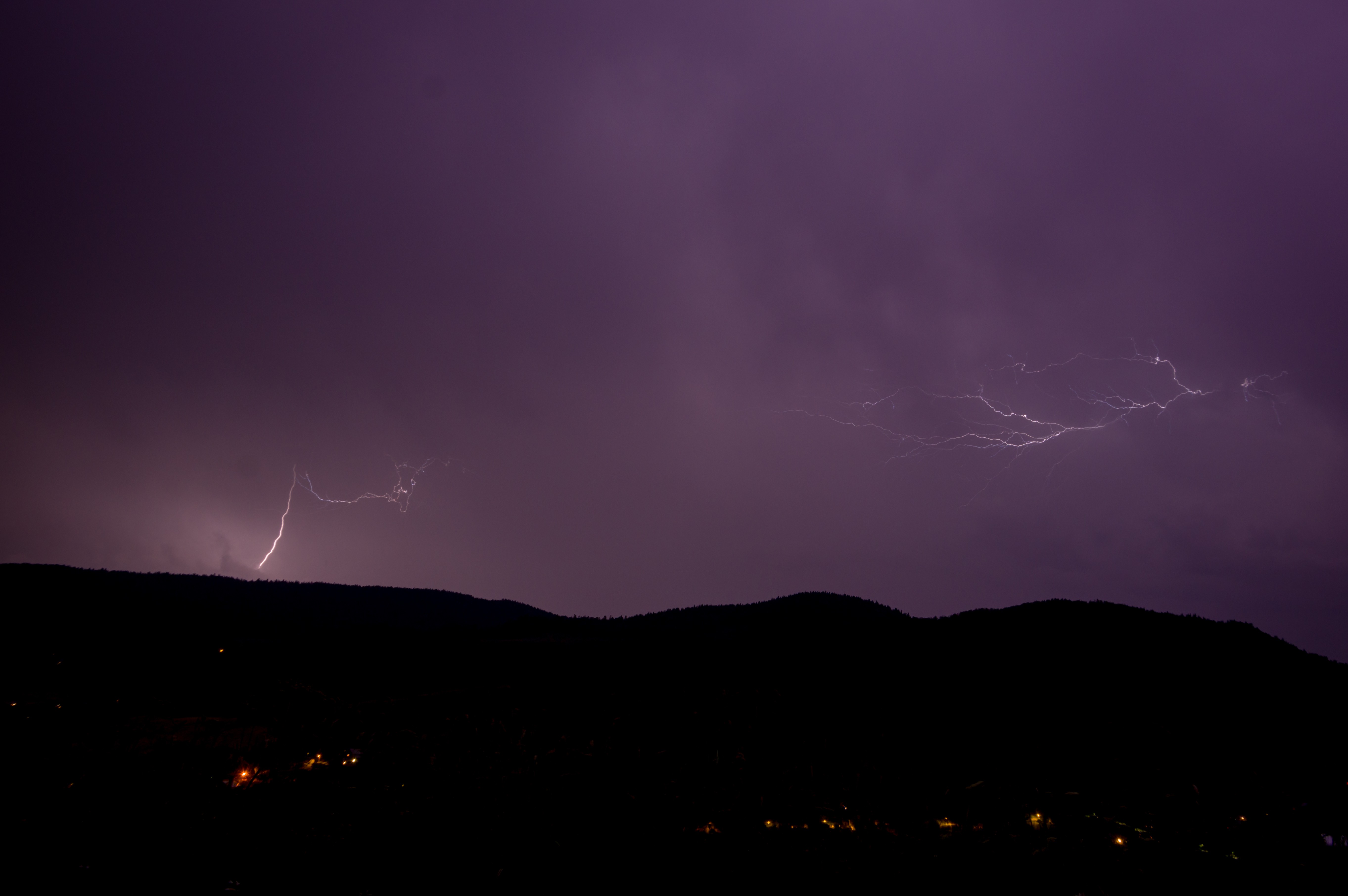 Orage sur le Chablais