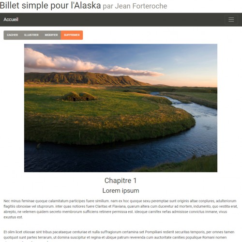 ilustration Billet simple pour l'Alaska